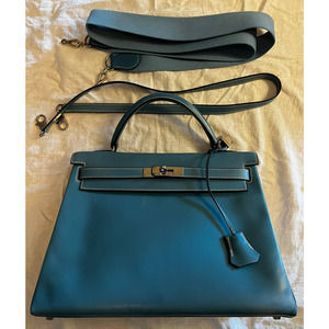 Hermes Blue Jean Swift Leather Kelly